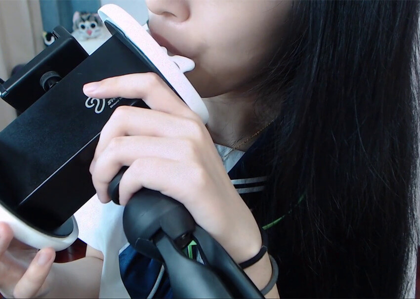 ASMR福利视频 JK蓝制服  欢欢ASMR办卡