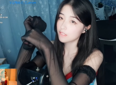 渔子溪中文asmr福利：黑色丝袜的摩擦声！