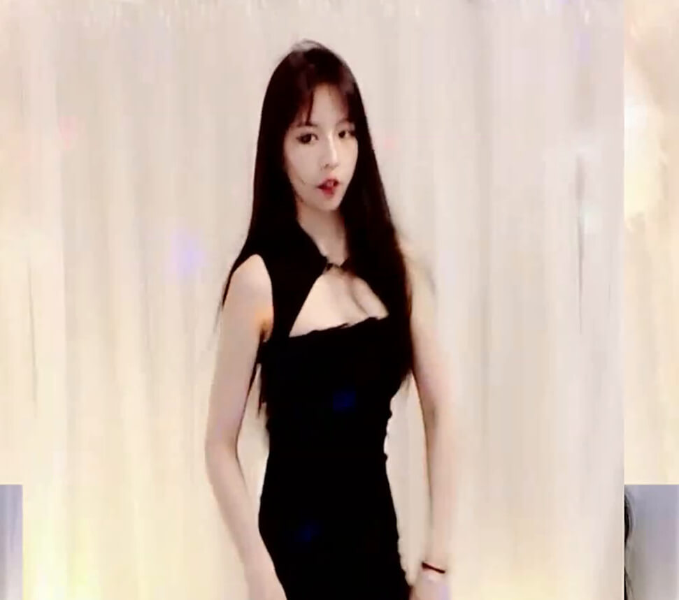 熊猫  小阿晞  诱惑连衣裙@zhainantube