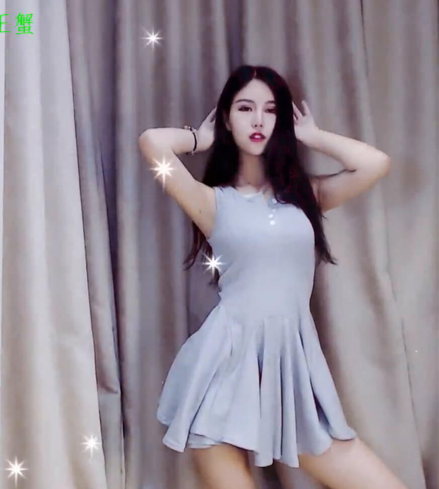 熊猫 小五麦芽糖  性感短裙 @zhainantube