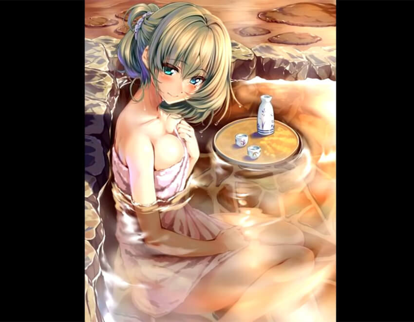 中文ASMR 耳搔和色色女生一起泡温泉