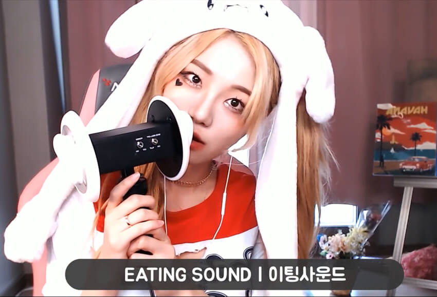 韩国小姐姐 최강섹시 할리퀸 빙의한 캔디이팅 ?ASMR