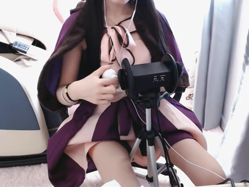 【Aki秋水ASMR】让美喵娘来帮你洗头发~后有彩蛋哦嘻嘻