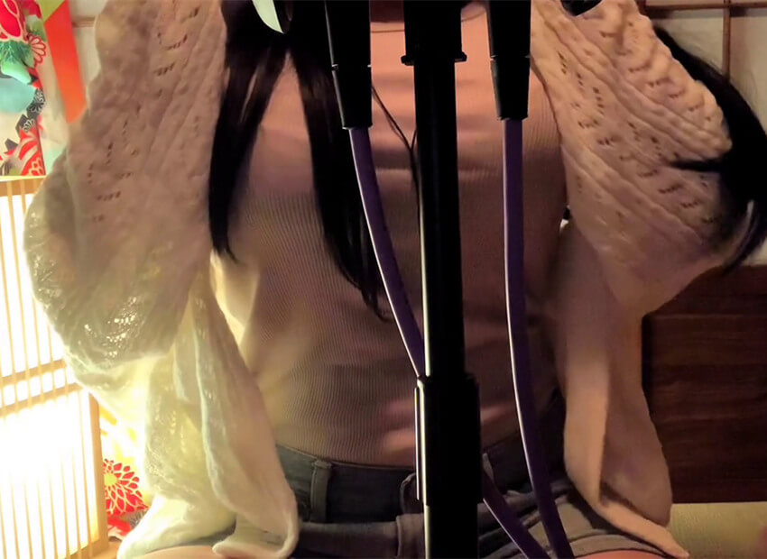 明治asmr 舔耳朵，叹气，舔耳朵，乳霜+毛巾按摩