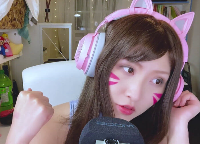 【MissWarmJ ASMR】Cosplay D.Va 你真的会休息吗？如果想知道听完视频哦~