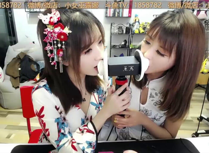 小女巫露娜ASMR 双人含耳朵舔耳