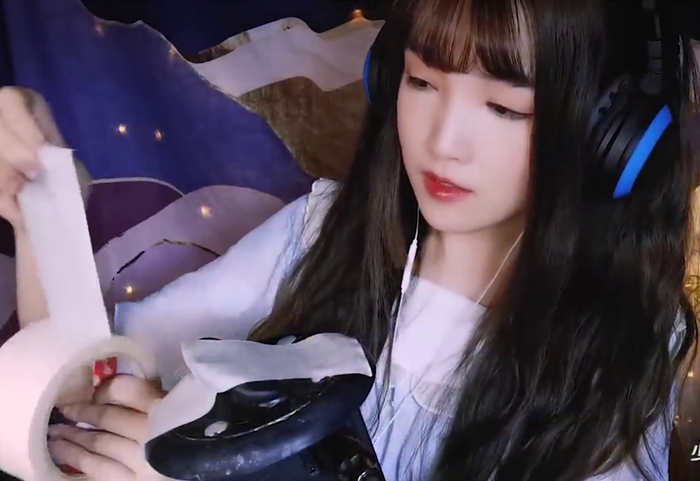 【ASMR 少寒】体验危险睡眠，令人窒息胶带采耳助眠