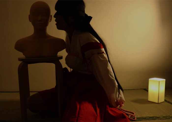 【付费完整版】緊縛巫女 02_耳舐めご奉仕（左耳）黑月加濑[黒月かなせ2号]