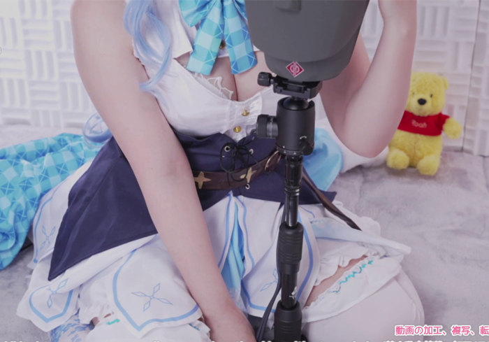 Rizunya 雪花菈米Cosplay舔耳 中文字幕