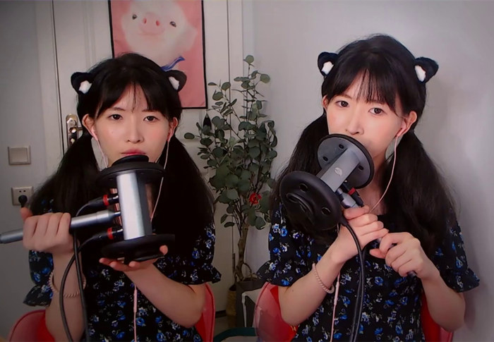 双人舔耳 湿热含耳朵略略略 融化大脑触发词 芝麻对辣ASMR