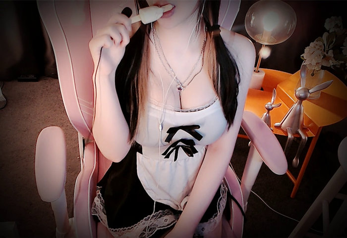 虎牙雨教皇付费内容 吃冰棒