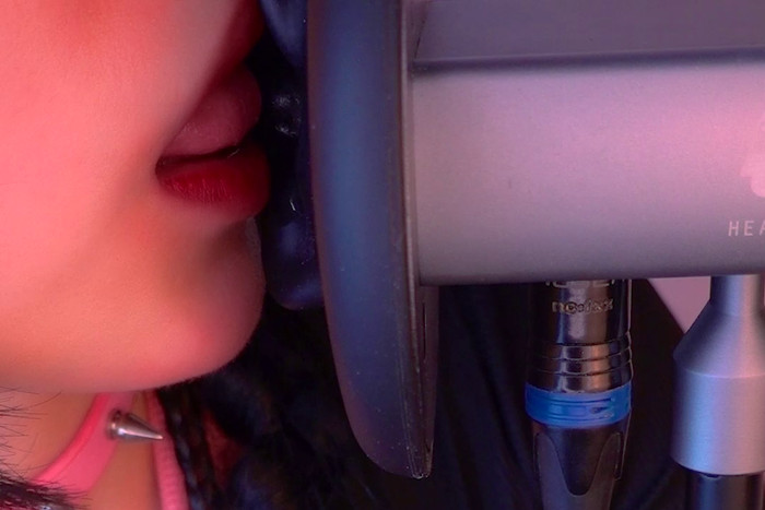 POLO小羊，深情舔耳 小羊喵ASMR