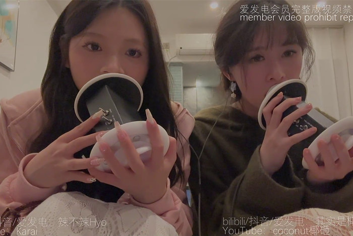 椰子+辣辣联动舔耳  coconut椰砸