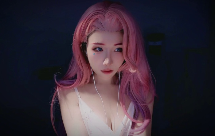 萨勒芬妮露脸cos-睡衣版近距离+精油按摩 Aki秋水ASMR