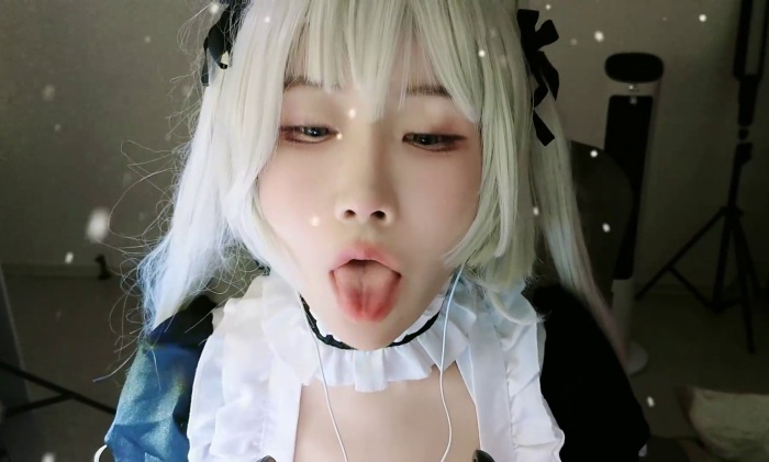 穹妹露脸cos-怼脸prpr+双皮肤大量jiojio Aki秋水ASMR