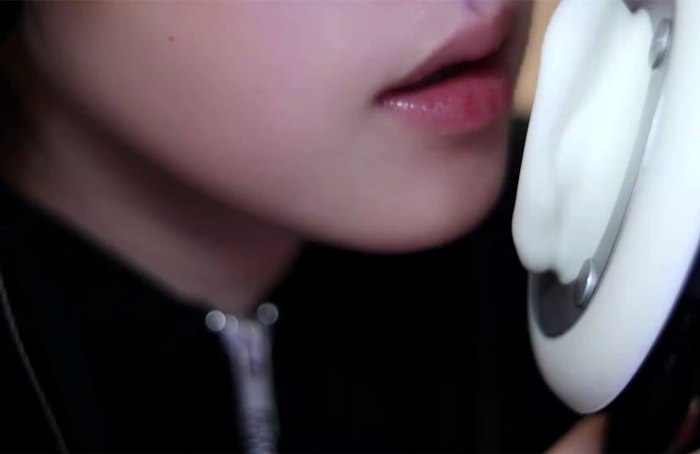 视觉向 穿透延迟舔耳  其实是椰子啦 ASMR