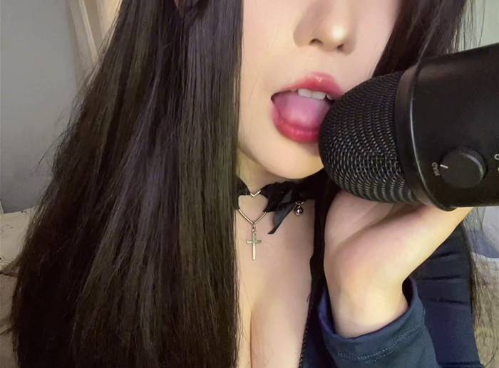 喘舔麦克风  奶油小雾ASMR